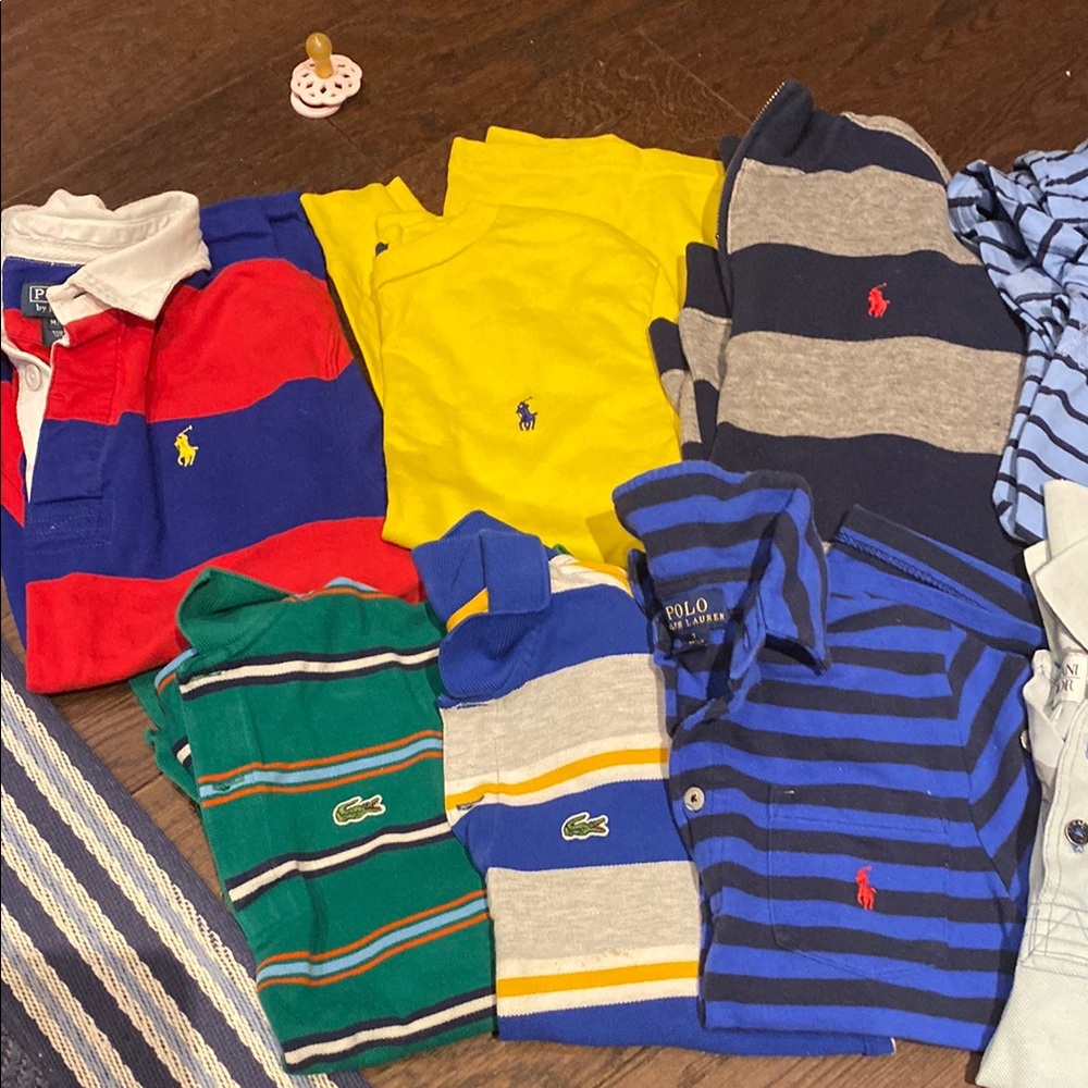 Boys Ralph Lauren, Lactose, Hugo boss, Zara.